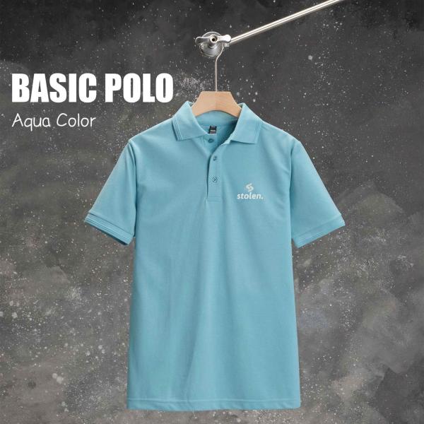 Aqua Polo Shirt
