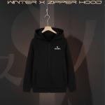 Zipper Hoodie - Black