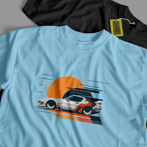 Car Printed Tshirt