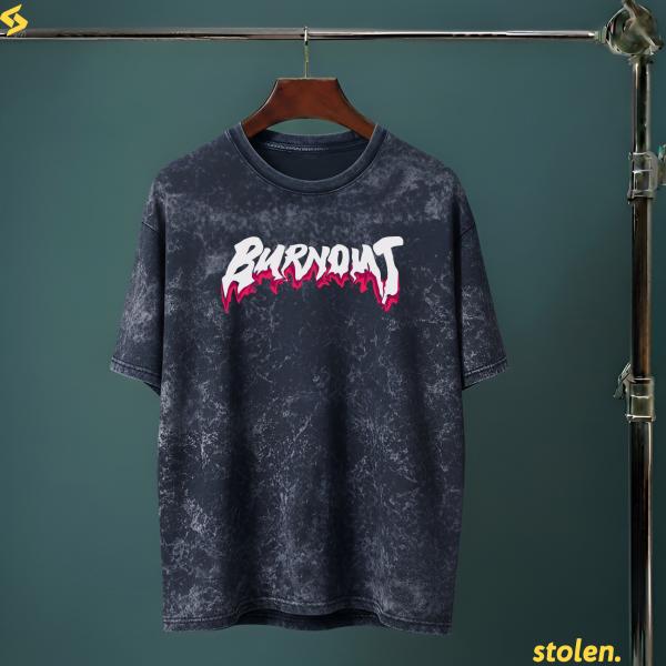 Burnout - Acid wash Dropshoulder tshirt