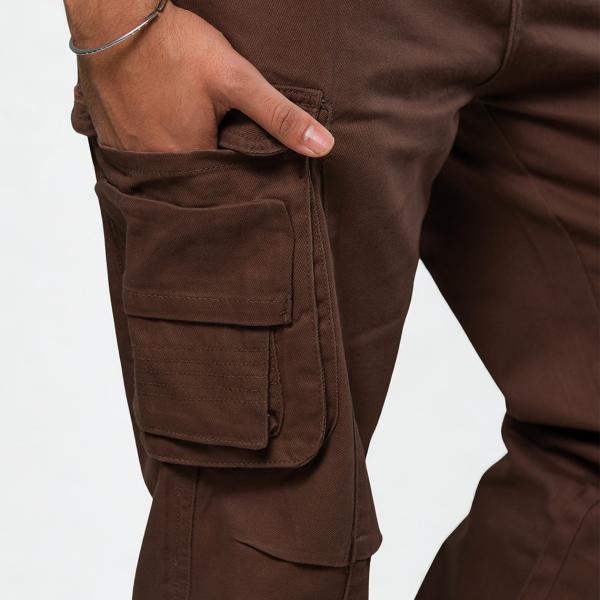 8 Pocket Baggy Pant - Coffee Color