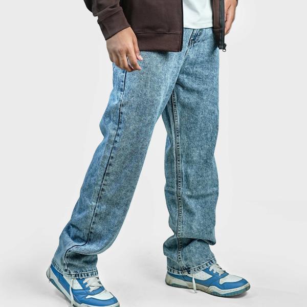 Straight Fit -Fade Blue Pant