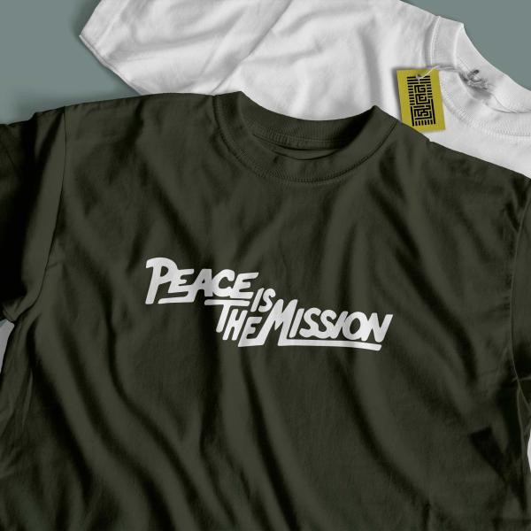 Peace is the mission MINIMAL Tshirt